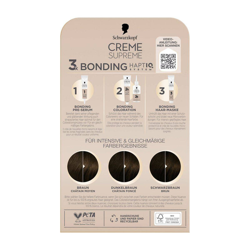 Schwarzkopf Creme Supreme Full Kit 4-0