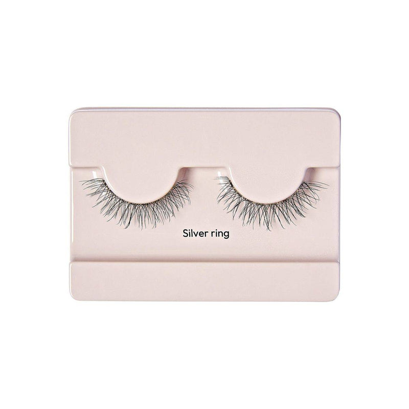 Kiss False Eyelash NNS02C The New Natural Lashes Silver Ring 1 Pair