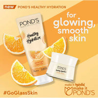 Ponds Healthy Hydration Gel Facial Cleanser Orange Nectar 100ml