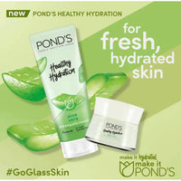 Ponds Healthy Hydration Gel Facial Cleanser Aloe Vera 100ml