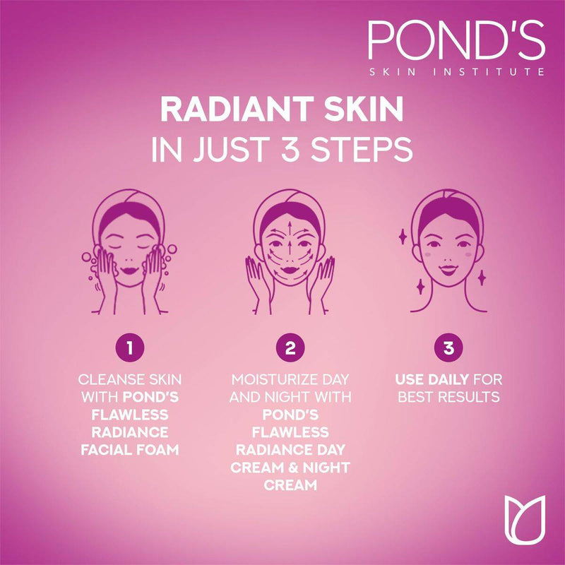 Ponds Flawless Radiance Even Tone Facial Foam 100g