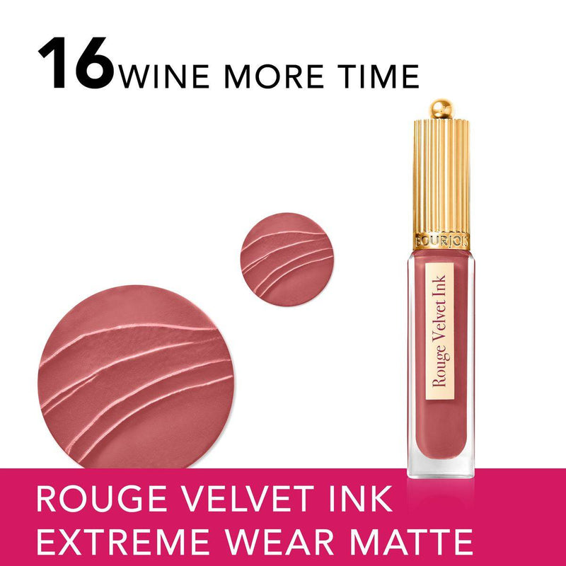 Bourjois Rouge Velvet Ink Liquid Lipstick 16 Wine More Time 3.5ml