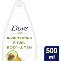 Dove Body Wash Invigorating Avocado 500ml