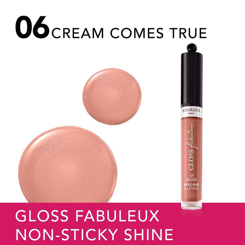 Bourjois Gloss Fabuleux Lip Gloss 06 Cream Come True 3.5ml