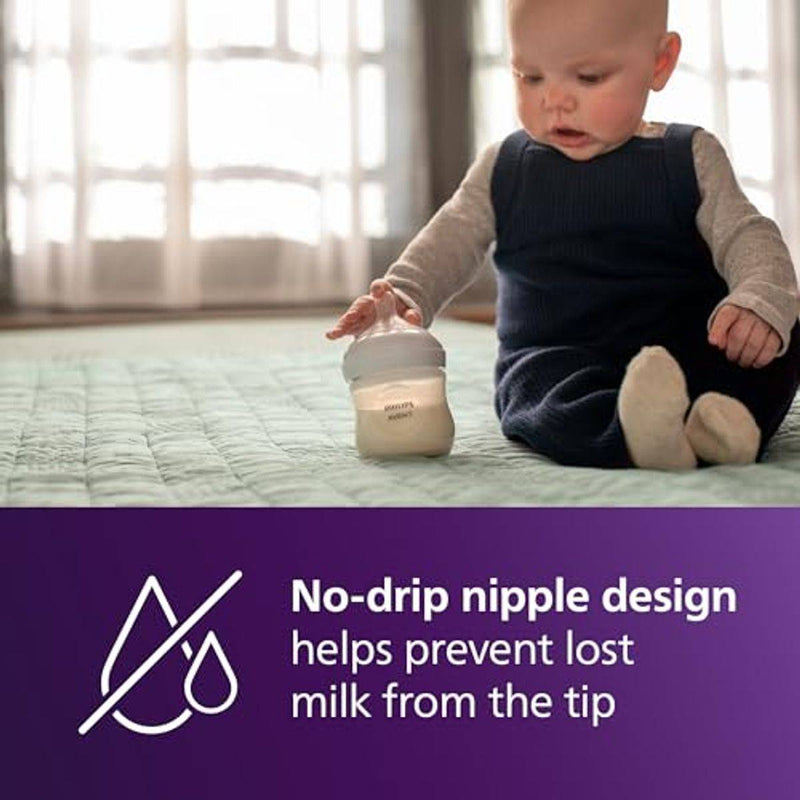 Philips Avent Natural 3.0 Feeding Bottle 125ml 2 Pack