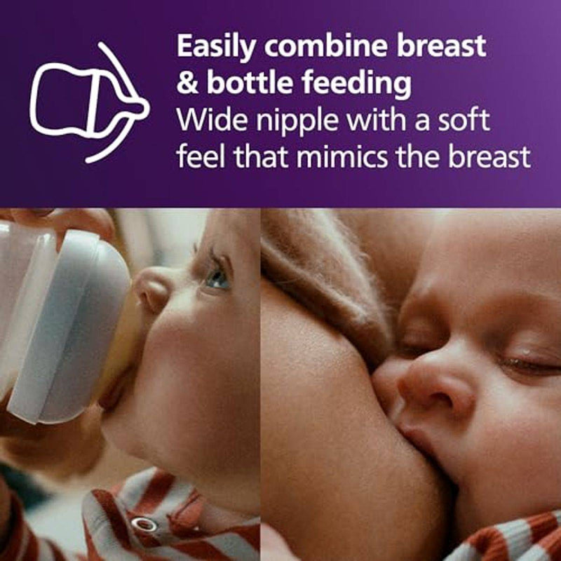 Philips Avent Natural 3.0 Feeding Bottle 125ml 2 Pack