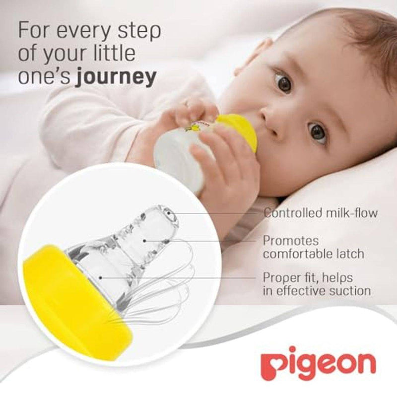 Pigeon Flexible Plastic Bottle Decorated 0 Months+ Animals 50ml