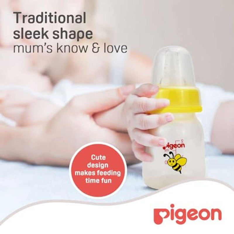 Pigeon Flexible Plastic Bottle Decorated 0 Months+ Animals 50ml