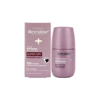 Beesline Deodorant Roll On Whitening Super Dry Powder Soft 50ml