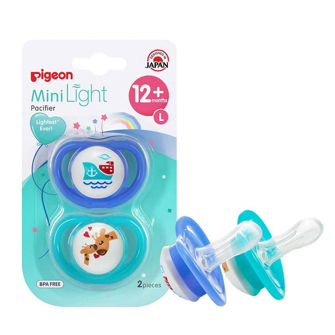 Pigeon Mini Light Pacifier Large Boy 2 Pack