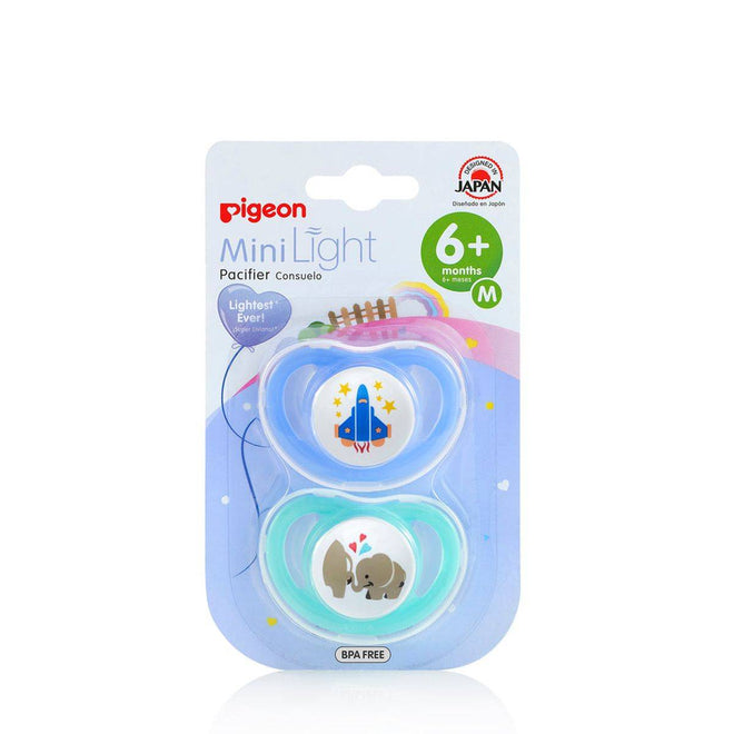 Pigeon Mini Light Pacifier Medium Boy 2 Pack