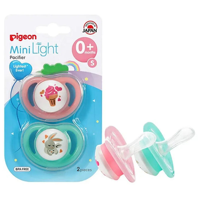 Pigeon Mini Light Pacifier Small Girl 2 Pack