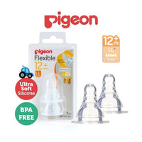 Pigeon Flexible Nipple 12 Months+ LL 2 Pack