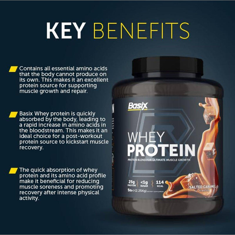 Basix Whey Protein Salted Caramel 2.27kg