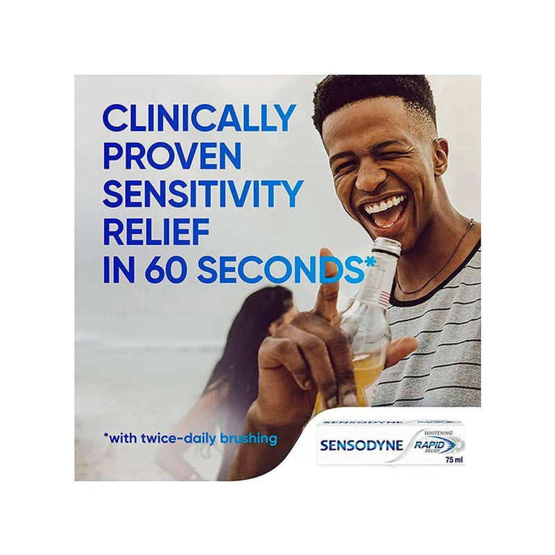 Sensodyne Toothpaste Rapid Action Whitening 75ml
