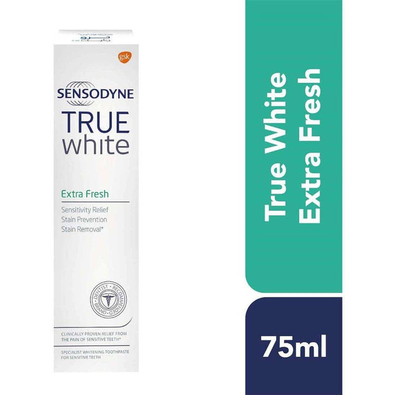 Sensodyne Toothpaste True White Extra Fresh 75ml