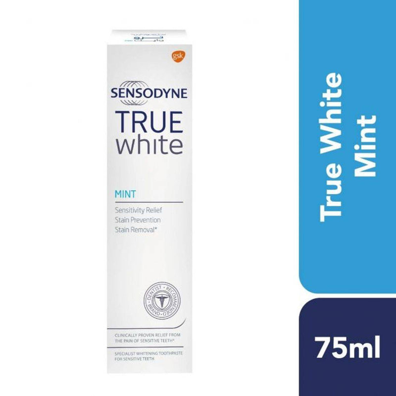 Sensodyne Toothpaste True White Mint 75ml