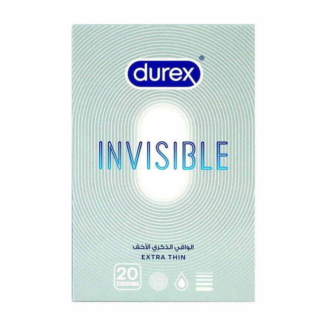 Durex Condoms Invisible Ultra Thin 20 Pack