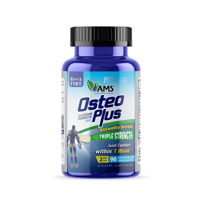 AMS Osteo Plus with Boswellia Serrata 96 Caplets