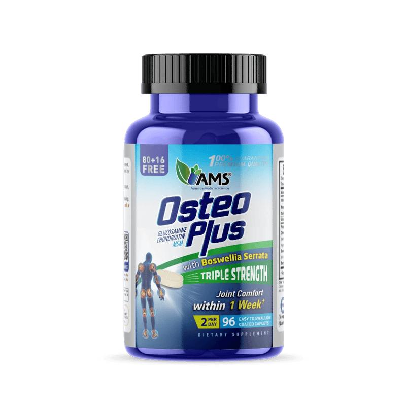 AMS Osteo Plus with Boswellia Serrata 96 Caplets