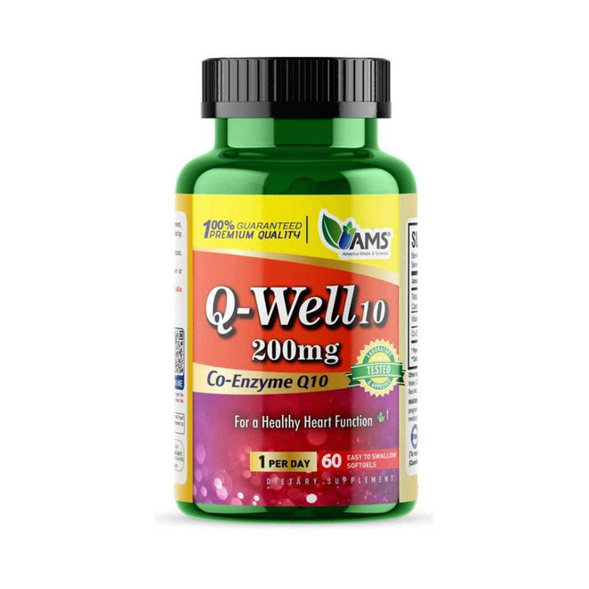 AMS CoQ10 200mg 60 Softgels