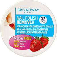 Kiss Broadway Beauty Nail Polish Remover Strawberry 32 Pads