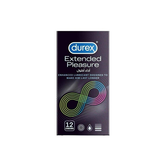 Durex Condoms Extended Pleasure 12 Pack