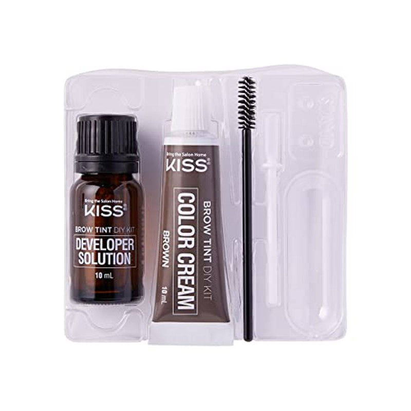Kiss Brow Tint DIY Kit KEBT01C Brown
