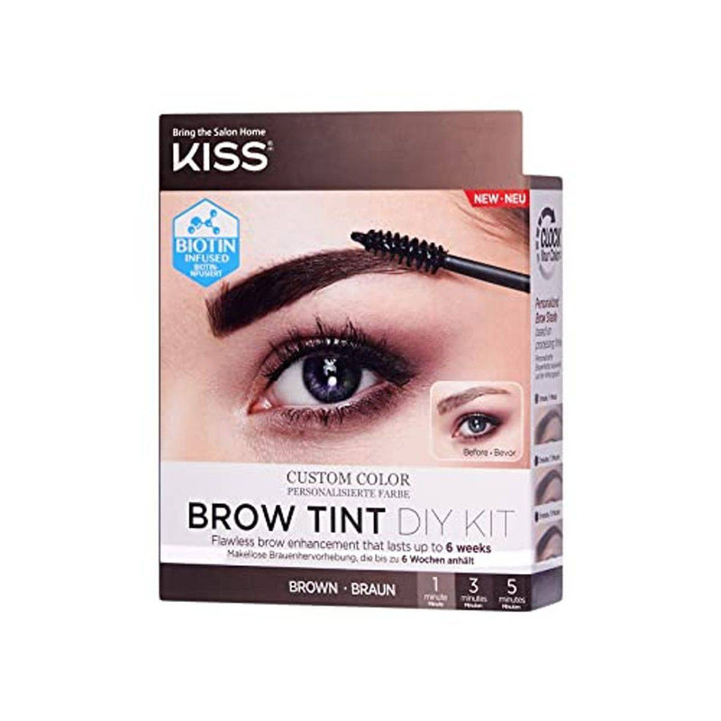 Kiss Brow Tint DIY Kit KEBT01C Brown