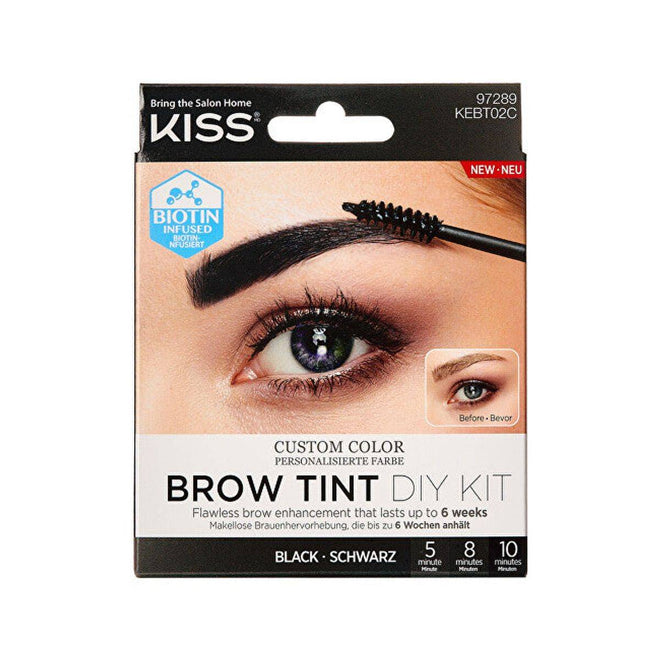 Kiss Brow Tint DIY Kit KEBT02C Black
