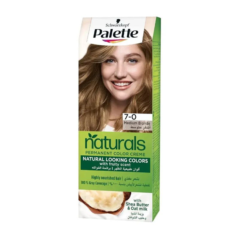 Schwarzkopf Palette Permanent Natural Colors Cream 7-0 Medium Blonde