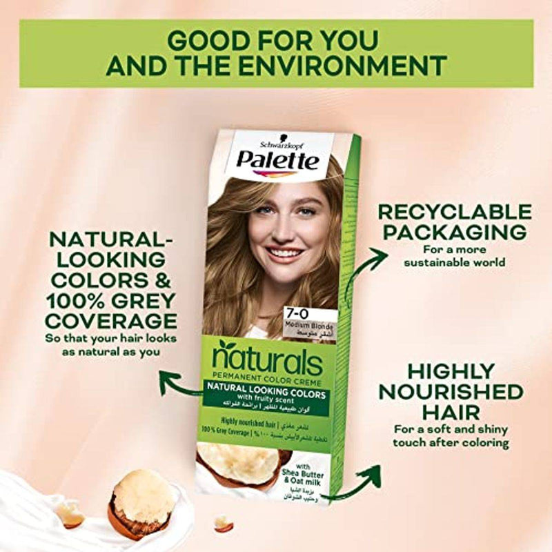 Schwarzkopf Palette Permanent Natural Colors Cream 8-0 Light Blonde