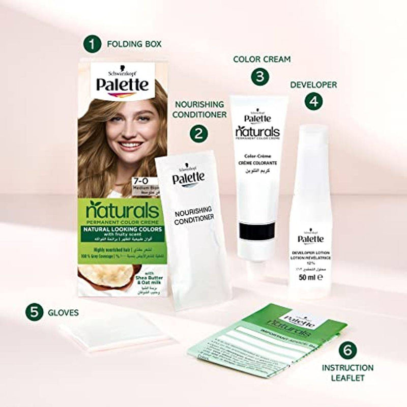 Schwarzkopf Palette Permanent Natural Colors Cream 8-0 Light Blonde