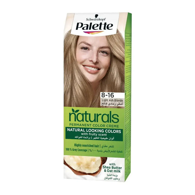 Schwarzkopf Palette Permanent Natural Colors Cream 8-16 Ash Light Blonde