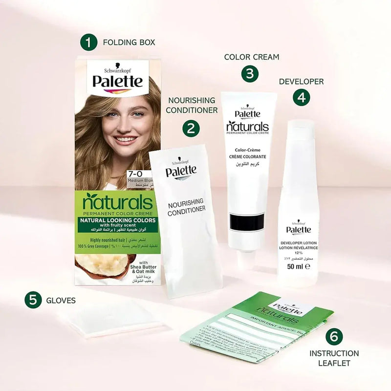 Schwarzkopf Palette Permanent Natural Colors Cream 8-16 Ash Light Blonde