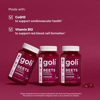 Goli Nutrition Beets Cardio 60 Gummies
