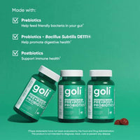 Goli Nutrition Pre+Post+Probiotics 60 Gummies