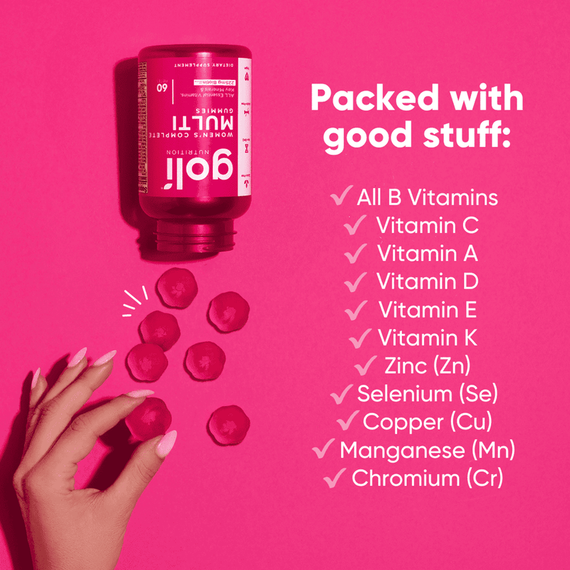 Goli Nutrition Womens Complete Multi 60 Gummies