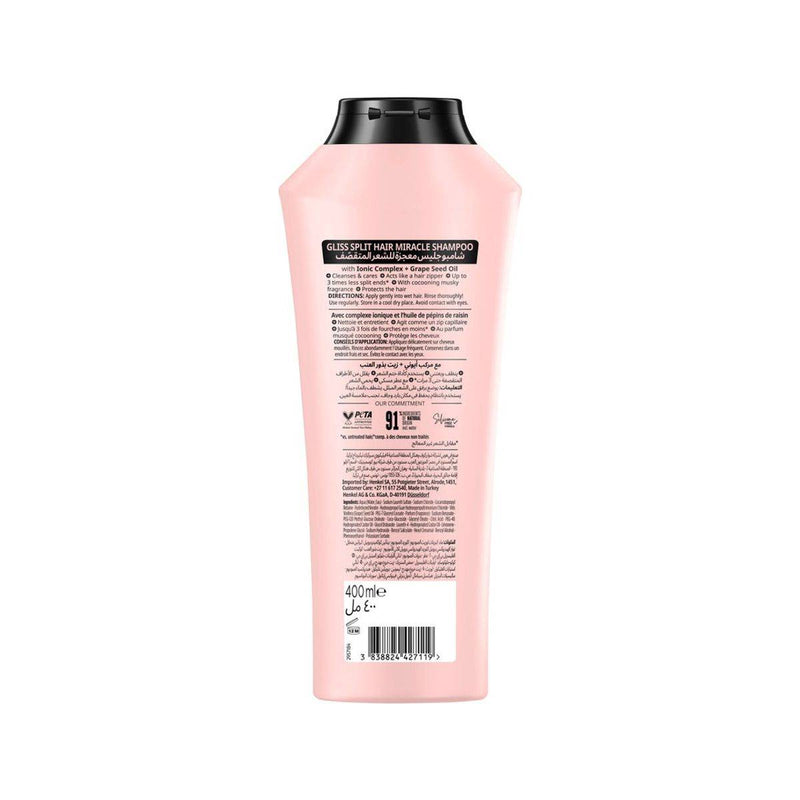 Schwarzkopf Gliss Split Hair Miracle Shampoo 400ml