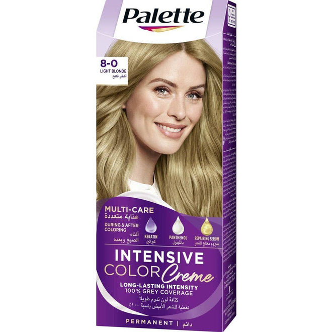 Schwarzkopf Palette Intensive Color Creme 8-0 Light Blonde