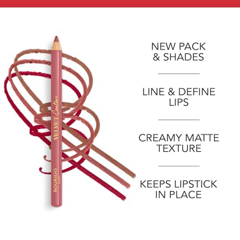 Bourjois Velvet Contour Lip Liner 33 Rose Water 1.14g