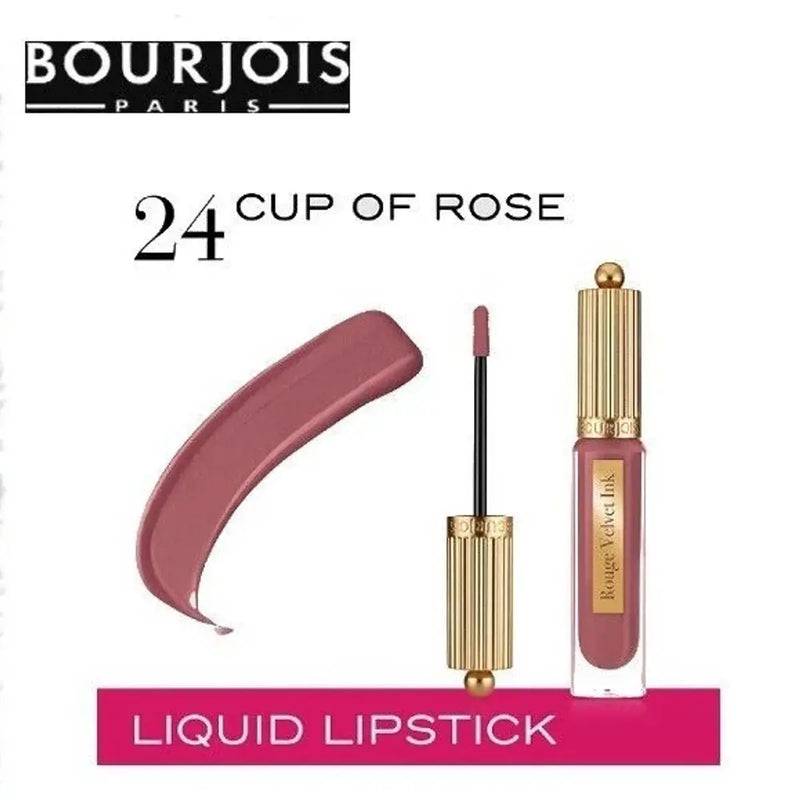 Bourjois Rouge Velvet Ink Liquid Lipstick 24 Cup Of Rose 3.5ml