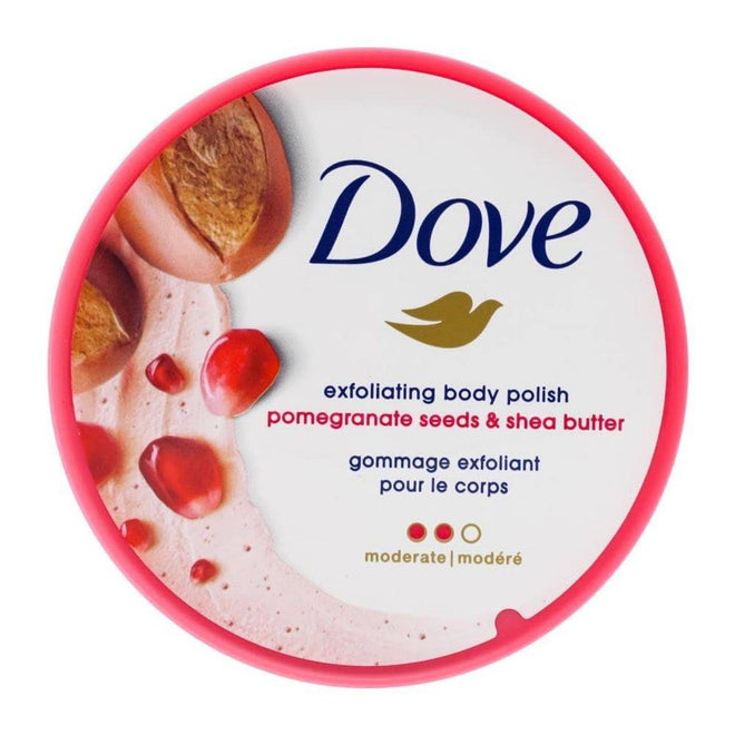 Dove Exfoliating Body Polish Scrub Pomegranate & Shea Butter 225ml