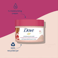 Dove Exfoliating Body Polish Scrub Pomegranate & Shea Butter 225ml