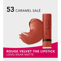 Bourjois Rouge Velvet The Lipstick Matte 53 Caramel Sale 2.4g