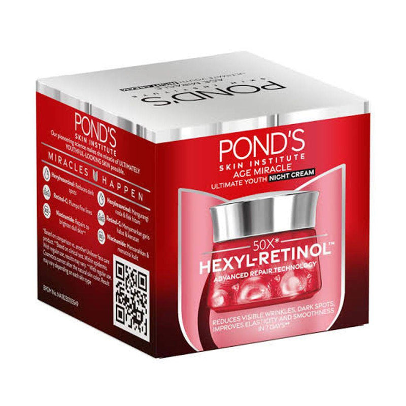 Ponds Age Miracle Ultimate Youth Night Face Cream 50g