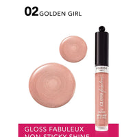 Bourjois Gloss Fabuleux Lip Gloss 02 Golden Girl 3.5ml
