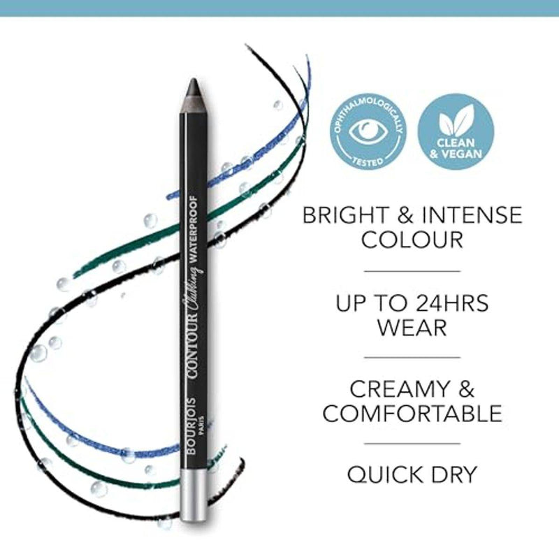 Bourjois Contour Clubbing Waterproof Pencil & Liner 70 Green Comes True 1.2g