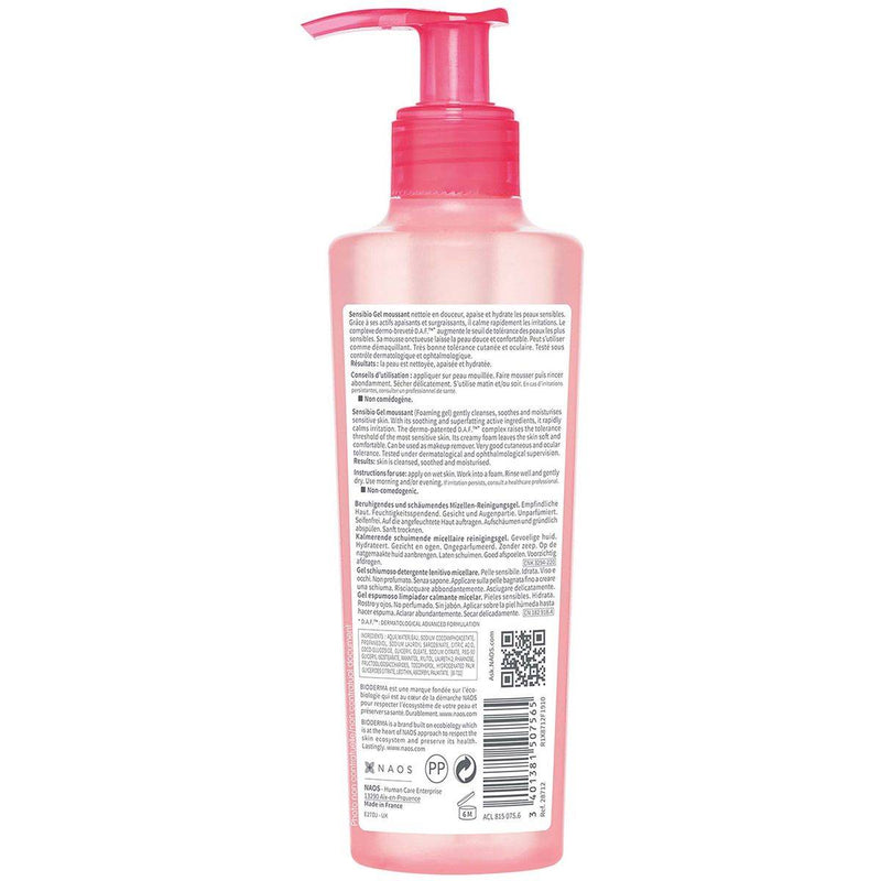 Bioderma Sensibio Soothing Foaming Gel 200ml