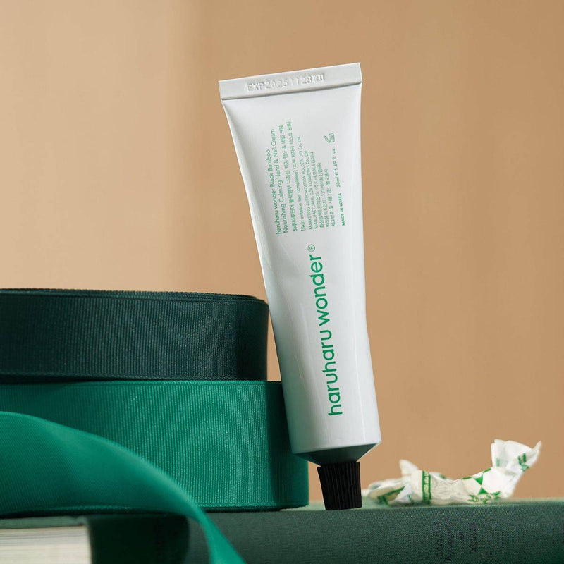 Haruharu Wonder Black Bamboo Nourishing Calming Hand & Nail Cream 50ml